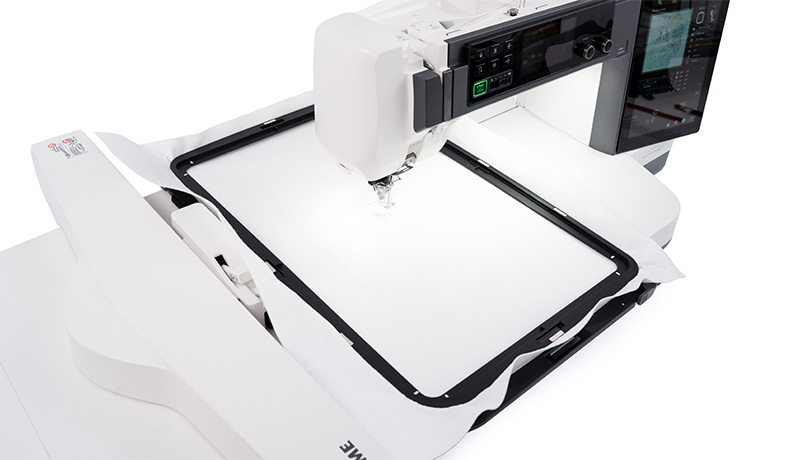 Janome Continental M17 Industry-Leading Embroidery Hoop Size